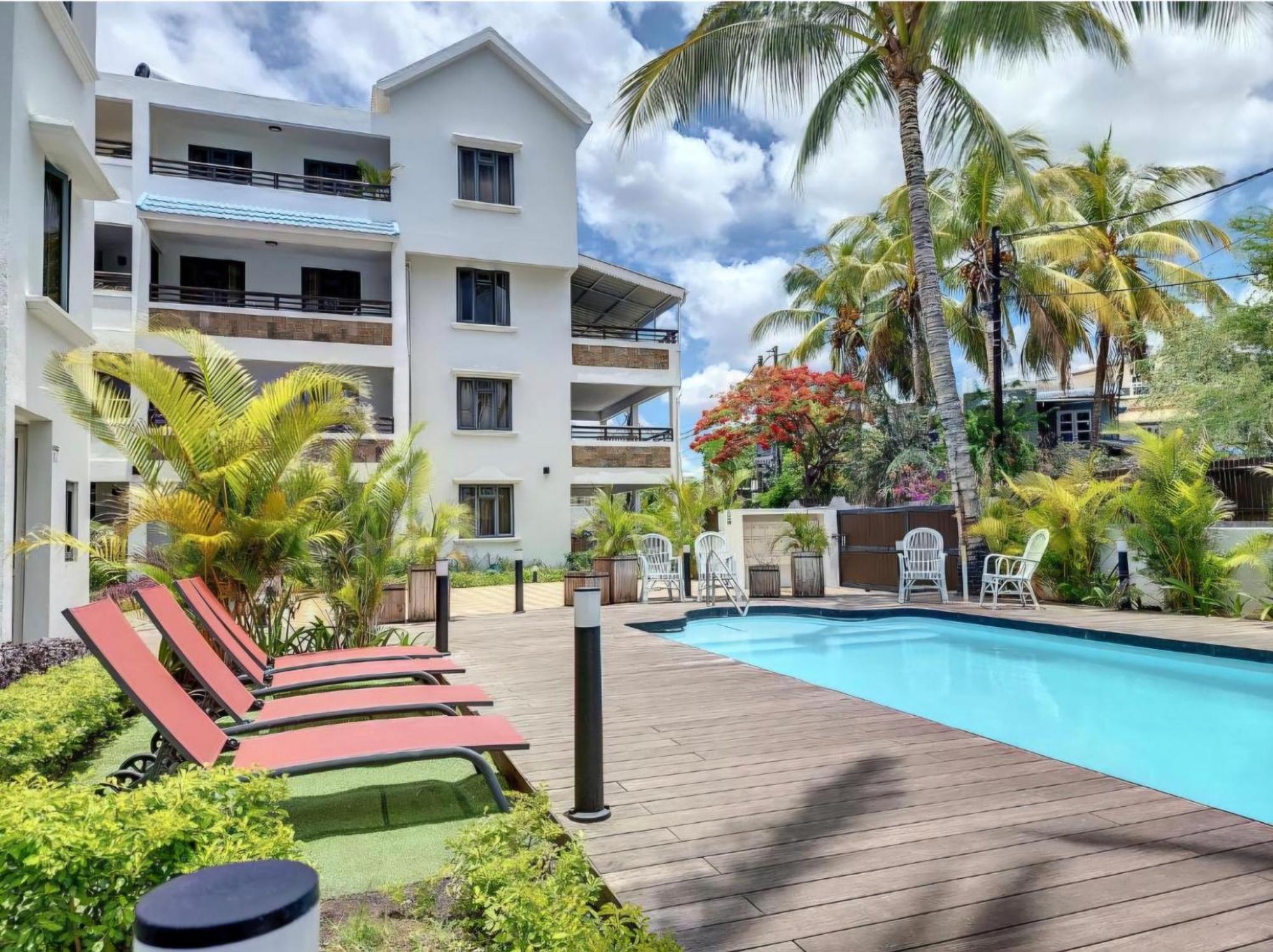 Sweet Beach Apt-Pool, Terrace, Ground Floor, Few Steps From Beach! Flic en Flac Екстер'єр фото